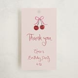 "vintage wedding cake" - Children's Birthday Party Favor Tags in Blush by Cass Loh - Front