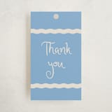 "Augusta" - Children's Birthday Party Favor Tags in Melon by Megan Davis - Front