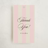 "Gelato" - Children's Birthday Party Favor Tags in Fragola by Megan Davis - Front