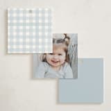 "Vintage goose" - Children's Birthday Party Favor Tags in Sky by Creo Study - Back of Card Options