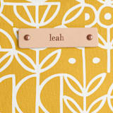 "Deconstruct" - Casual Clutch in Mustard by Michelle Taylor - Tag Detail