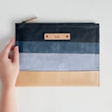 "skybound" - Casual Clutch in Lake by Sara Hicks Malone - Scale