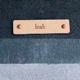 "skybound" - Casual Clutch in Lake by Sara Hicks Malone - Tag Detail