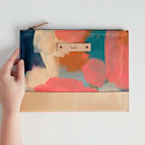 "Shuffle" - Casual Clutch in Salmon by Lindsay Megahed - Scale
