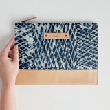 "Indigo" - Casual Clutch in Teal by Miranda Mol - Scale