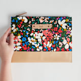 "garden club" - Casual Clutch in Roses by Angela Marzuki - Scale