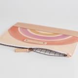 "Magical" - Casual Clutch in Taffy by Tennie and Co. - Zipper Detail