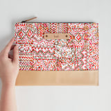 "Teppich" - Casual Clutch in Petal by Miranda Mol - Scale