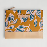 "Wandering" - Casual Clutch in Mustard by Alicia Schultz - Casual Clutch