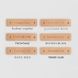 "Farmer's Market" - Casual Clutch in Herb by Iveta Angelova - Available Fonts