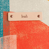 "Abstract Sunset" - Casual Clutch in Twilight by Michelle Taylor - Tag Detail