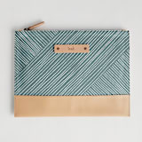 "Line Wrap" - Casual Clutch in Cactus by Michelle Taylor - Casual Clutch