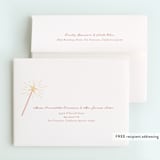 "Magical wand" - Children's Birthday Party Thank You Cards in Cotton Candy by Jackie Crawford - FREE Recipient Addressing