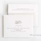 "Floral ONE" - Children's Birthday Party Thank You Cards in Rose Gold by Phrosné Barwood - FREE Recipient Addressing