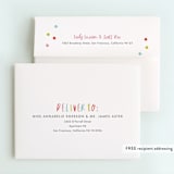"Confetti bash" - Children's Birthday Party Thank You Cards in Bubblegum by Stacey Meacham - FREE Recipient Addressing