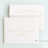 "pixie" - Children's Birthday Party Thank You Cards in Gold by Angela Garrick - FREE Recipient Addressing