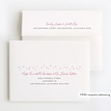 "Dance Party" - Children's Birthday Party Thank You Cards in Raspberry by Kelly Nasuta - FREE Recipient Addressing