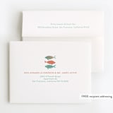 "FIN-TASTIC CELEBRATION" - Children's Birthday Party Thank You Cards in Papaya by Hallie Fischer - FREE Recipient Addressing