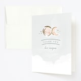 "Birthday Stars" - Children's Birthday Party Thank You Cards in Sky by Lori Wemple - Front