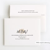 "Wild One!" - Children's Birthday Party Thank You Cards in Snow by Christie Garcia - FREE Recipient Addressing