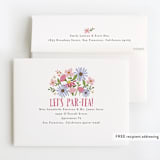 "party teapot" - Children's Birthday Party Thank You Cards in Petal by Karidy Walker - FREE Recipient Addressing
