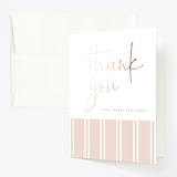 "Hello Hello" - Children's Birthday Party Thank You Cards in Snow by David Michuki - Front