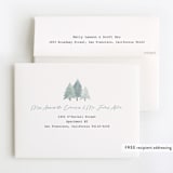 "Calm Winter" - Children's Birthday Party Thank You Cards in Frost by Adelyn T. - FREE Recipient Addressing