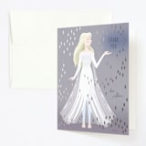 "Disney's Elsa It’s Magical" - Children's Birthday Party Thank You Cards in Moonstone by Dani Lugato - Front