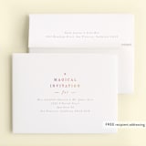 "Magical" - Children's Birthday Party Thank You Cards in Plum by Lori Wemple - FREE Recipient Addressing