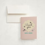"Shelly" - Children's Birthday Party Thank You Cards in Candy by Baumbirdy - Front