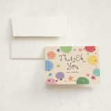 "Birthday maximalism" - Foil-Pressed Children's Birthday Party Thank You Cards in Confetti by Creo Study - Front