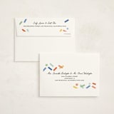 "Little Confetti" - Foil-Pressed Children's Birthday Party Thank You Cards in Sherbert by Maria Alou - FREE Recipient Addressing