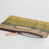 "Basic" - Catch All Pouch Set in Desert by Bethania Lima - Zipper Detail