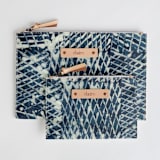 "Indigo" - Catch All Pouch Set in Teal by Miranda Mol - Catch-All Pouch Set