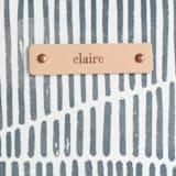 "Wavy" - Catch All Pouch Set in Storm by Michelle Taylor - Tag Detail