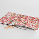 "Teppich" - Catch All Pouch Set in Petal by Miranda Mol - Zipper Detail