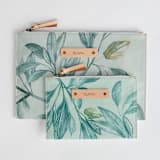 "Botanical greenery" - Catch All Pouch Set in Greenery by Lucrecia Caporale - Catch-All Pouch Set