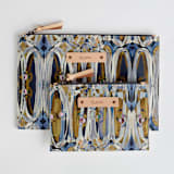 "Ogees" - Catch All Pouch Set in Shadow by Bethania Lima - Catch-All Pouch Set