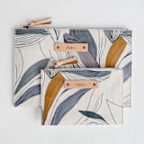"Casual style" - Catch All Pouch Set in Denim by Lucrecia Caporale - Catch-All Pouch Set