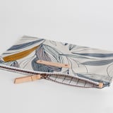 "Casual style" - Catch All Pouch Set in Denim by Lucrecia Caporale - Zipper Detail