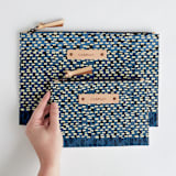 "Basic - Azure" - Catch All Pouch Set in Azure by Bethania Lima - Scale