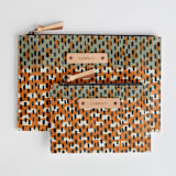 "Basic - Umber" - Catch All Pouch Set in Umber by Bethania Lima - Catch-All Pouch Set