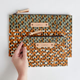 "Basic - Umber" - Catch All Pouch Set in Umber by Bethania Lima - Scale