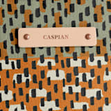 "Basic - Umber" - Catch All Pouch Set in Umber by Bethania Lima - Tag Detail