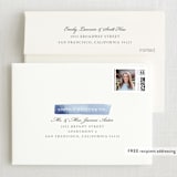 "watercolor stripes" - Confirmation Thank You Cards in Ocean by Shannon Chen of Four Wet Feet Studio - FREE Recipient Addressing