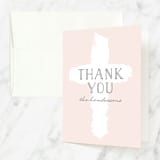 "brushed cross" - Confirmation Thank You Cards in Bloom by Susan Asbill - Front