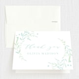 "Garden Frame" - Confirmation Thank You Cards in Sky by Kristie Kern - Front