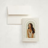 "Confirmation Arch" - Confirmation Thank You Cards in Sugar by FRANI - Card with Envelope