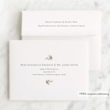 "Eucalyptus Wreath" - Baptism and Christening Thank You Cards in Canary by Carolyn MacLaren - FREE Recipient Addressing