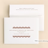 "gilded lace" - Baptism and Christening Thank You Cards in Purity by Susan Asbill - FREE Recipient Addressing